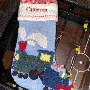 Pottery Barn kids Christmas stocking Cameron